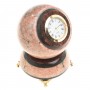 Сувенирные часы "Шар Антистресс" розовый мрамор 9х9х14 см 123604