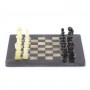 Каменные шахматы "Поединок" камень оникс доска 25х25 см 121655