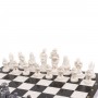 Шахматы "Средневековье" доска 40х40 см белый мрамор змеевик 126486