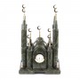 Декоративные часы из камня "Мечеть" змеевик 121386
