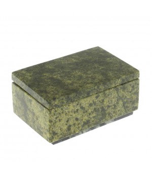 Шкатулка из змеевика 11,5х8х5,5 см 129123