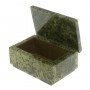 Шкатулка из змеевика 11,5х8х5,5 см 129123