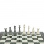 Шахматы подарочные "Стаунтон" 44х44 см мрамор / шабровский змеевик 129357