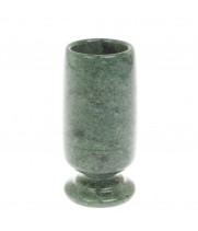 Карандашница из змеевика 5х5х11,5 см / стакан для ручек / подставка для карандашей