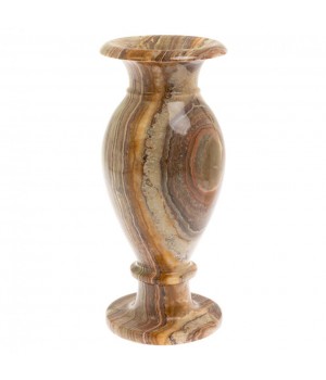 Ваза из коричневого оникса 13х13х30 см (5х12) 130081 Ваза из коричневого оникса 13х13х30 см (5х12) 130081