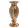 Ваза из коричневого оникса 13х13х30 см (5х12) 130081