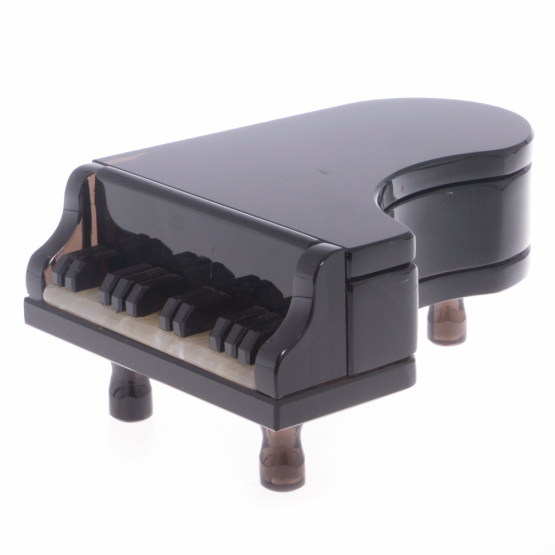 Подарочная шкатулка "Рояль" из черного обсидиана