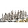 Подарочные шахматы "Русь" доска 40х40 см камень мрамор 120683