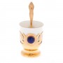 Чашка для кофе "Лазурит" фарфор 170 мл в подарочной коробке Златоуст 121909