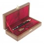 Подарочный набор "Статус" шариковая ручка Parker и флешка 32 Gb с гербом РФ в деревянной упаковке Златоуст