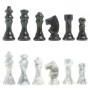 Шахматы с гравировкой "Турнирные" доска 36х36 см камень змеевик мрамор / Шахматы подарочные / Набор шахмат / Шахматный набор / Шахматная доска