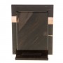 Рамка для фото 10х15 см черного из обсидиана / настольная фоторамка