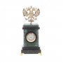 Настольные часы "Герб России" камень офиокальцит 124334