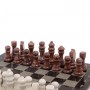 Шахматы с гравировкой "Турнирные" доска 36х36 см лемезит белый мрамор 126143