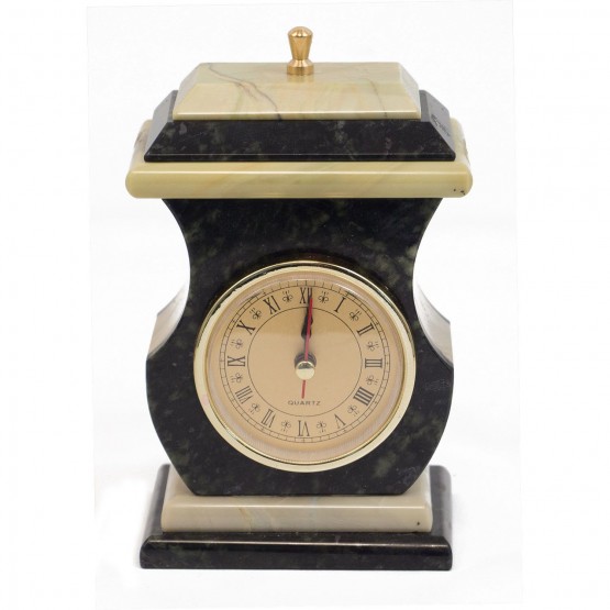 Часы со шкатулкой "Ретро" офиокальцит 117506
