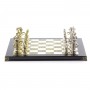 Шахматы подарочные "Древний Рим" из камня змеевик мрамор 44х44 см 121526