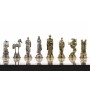 Шахматы настольные "Троянская война" 28х28 см камень лемезит мрамор 120748