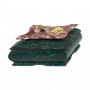 Каменная шкатулка для хранения бижутерии "Ромб" 13х9,5х6,5 см 119264