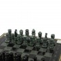 Шахматы "Турнирные" с багетом змеевик гранит 128863