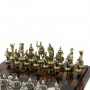 Шахматы "Римские войны" доска 40х40 см из обсидиана 128359
