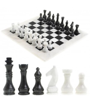 Шахматы настольные "Классические" доска 38х38 см камень мрамор Шахматы настольные "Классические" доска 38х38 см камень мрамор