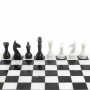 Шахматы настольные "Классические" доска 38х38 см камень мрамор