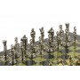Шахматы подарочные "Греко-Римская война" 32х32 см змеевик 120804