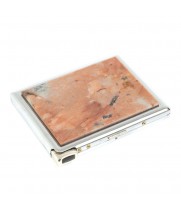 Портсигар на 10 сигарет с зажигалкой камень пегматит 127368