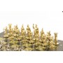 Шахматы "Лучники" доска 44х44 см камень змеевик / Шахматы подарочные / Набор шахмат / Настольная игра