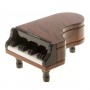 Шкатулка "Рояль" коричневый обсидиан / шкатулка для ювелирных украшений / для хранения бижутерии / подарок учителю музыки