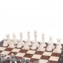 Шахматы "Стаунтон" из мрамолита 44х44 см лемезит / мрамор 126450