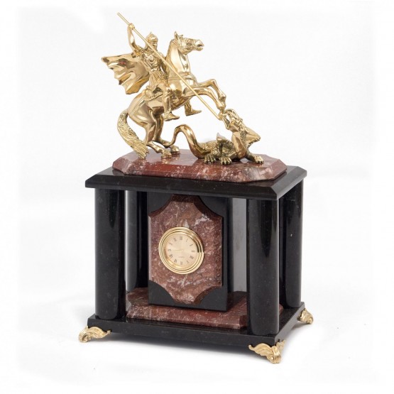 Часы "Георгий Победоносец" бронза креноид 116657