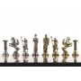Шахматы настольные "Римские лучники" 28х28 см из камня креноид 120745