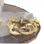 Икорница "Краб" камень агат в подарочной упаковке Златоуст