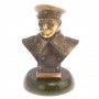 Бронзовый бюст Сталин И.В. на подставке из натурального нефрита / настольная статуэтка