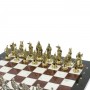 Шахматы "Рыцари крестоносцы" 44х44 см из мрамора и лемезита 128279