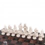 Шахматы "Средневековье" доска 40х40 см лемезит змеевик 126494