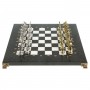 Настольная игра шахматы "Подвиги Геракла" доска 28х28 см из камня мрамор фигуры металлические