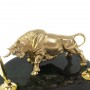 Статуэтка "Бык" из бронзы и нефрита 13,5х13,5х22,5 см 128982