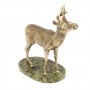 Статуэтка из бронзы "Лесная коза" змеевик 126923