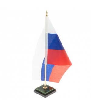 Флагшток на подставке из нефрита 5х5х25 см 129726