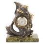 Часы "Русалочка" змеевик бронза 120506