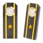 Часы "Погон майор ВМФ / Капитан 3-го ранга" камень змеевик 113503