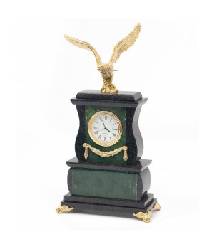 Часы "Орел" нефрит бронза 116647