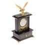Часы из нефрита "Орел" / настольные часы / часы декоративные / кварцевые часы / интерьерные часы / подарочные часы