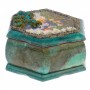 Каменная шкатулка "Хозяйка медной горы зима" 14х12,5х7 см 126018