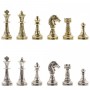 Шахматы турнирные "Стаунтон" 28х28 см из мрамора и металла 120760