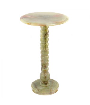 Каменный столик из натурального оникса / стол из камня интерьерный