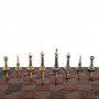 Шахматы "Стаунтон" доска 44х44 см из обсидиана / Шахматы настольные / Набор шахмат / Шахматы сувенирные