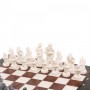 Шахматы "Средневековье" доска 40х40 см из лемезита и мрамора 126552